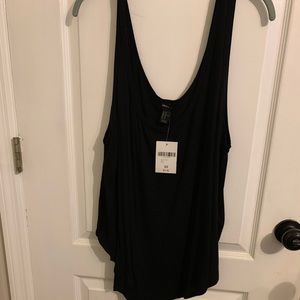 Forever 21 Black flowy tank top
